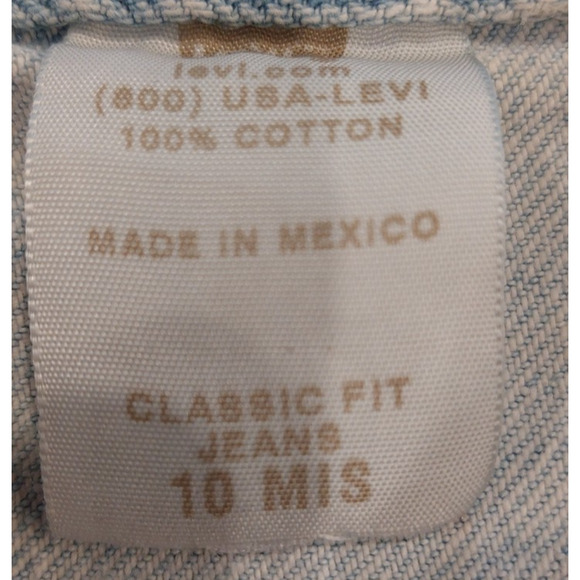 Levi's Classic Light Blue Jean Shorts Women's Size 10 USA VTG 90's - Picture 4 of 9